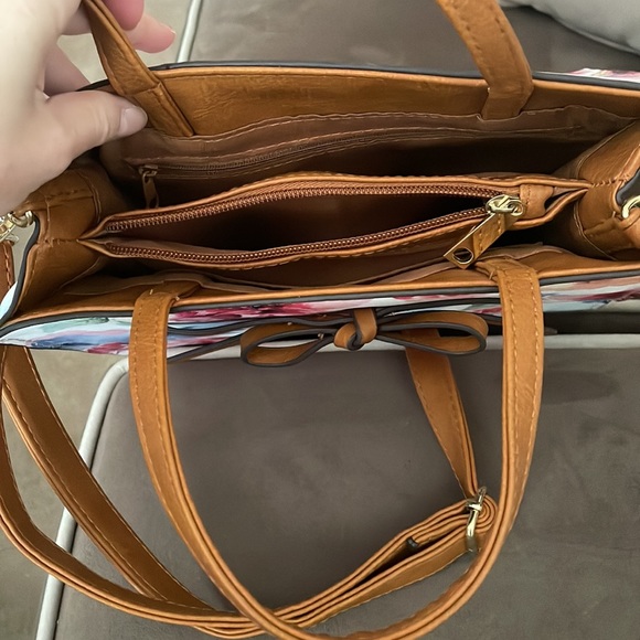 Brand New Del Mano Floral Handbag - Picture 3 of 4